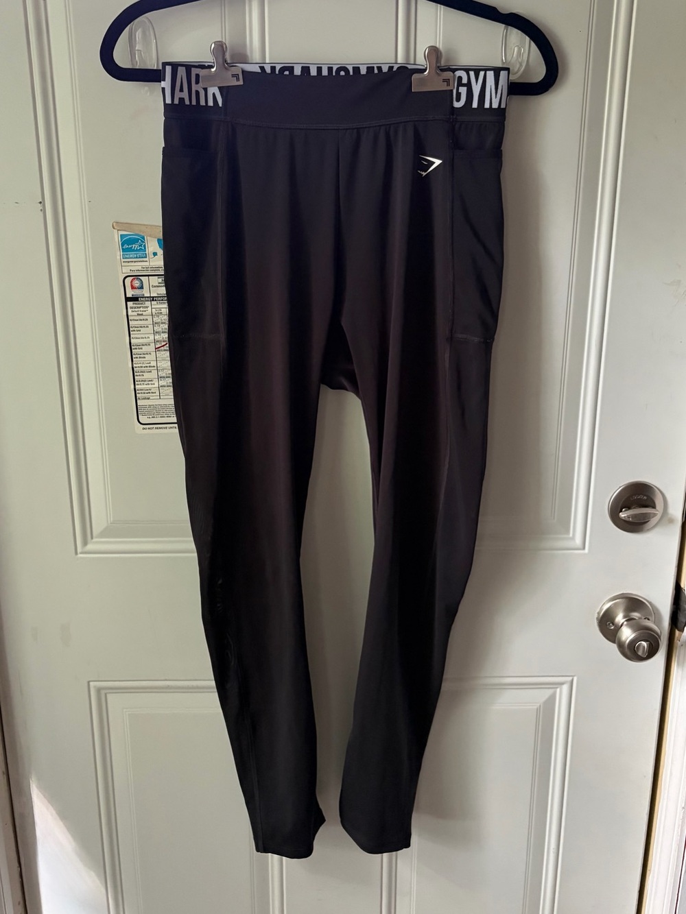 Gymshark Black Geo Mesh Leggings